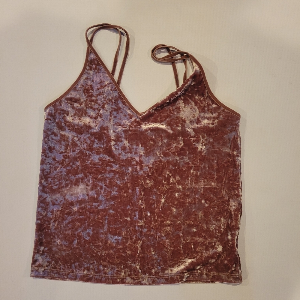 American eagle crop top spaghetti velvet size medi